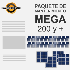 Póliza de Servicio Anual + de 200 Paneles